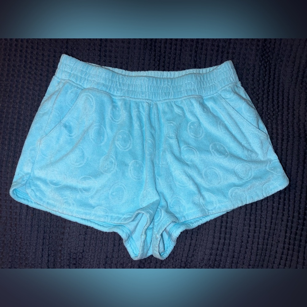 Aerie Light Blue High Waist Shorts